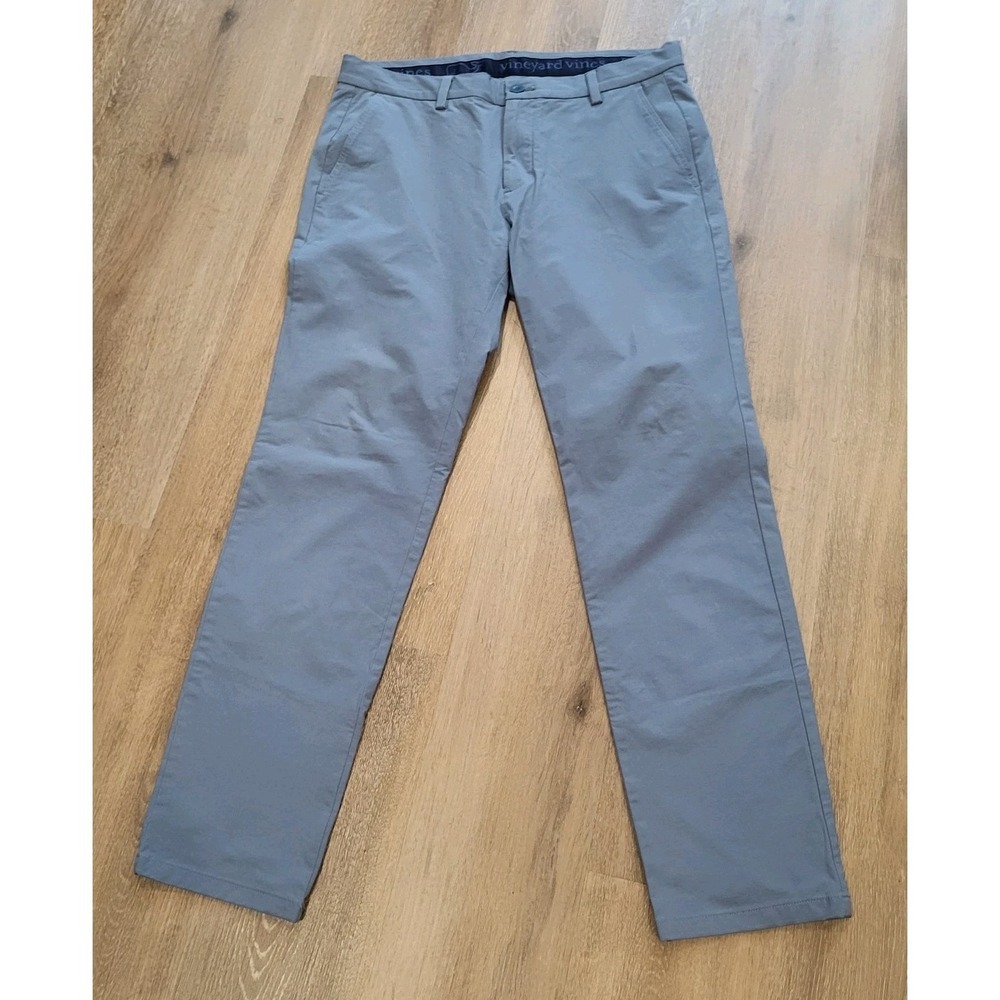 Vineyard Vines OTG Pants Mens 33x32 [33×31] Gray  Golf Performance